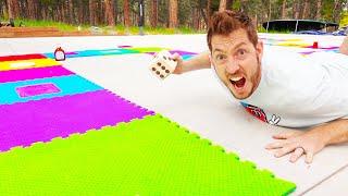 We Made A Giant BOARD GAME *Winner Gets $$$*