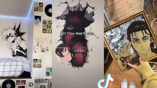 Room transformation Anime room decor tik toks compilation DIY room decor ideasinspo