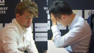 MAGNUS CARLSEN CHECKMATES WORLD CHAMPION after QUEEN SACRIFICE