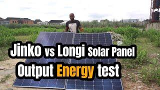 Jinko Solar Panel VS Longi Solar Panel which produces more energy? @JinkoSolarCoLtd