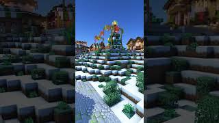 Festive Decorations Buildmas Day 22   #minecraft #shorts