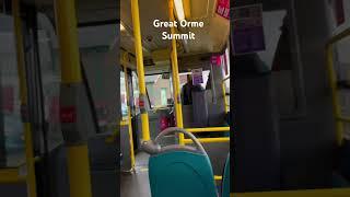 Llandudno Great Orme summit bus ride Single decker #Llandudno #bus #busride #travel #wales