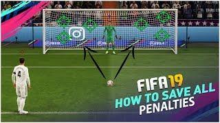 FIFA 19 HOW TO SAVE ALL PENALTIES TUTORIAL - HOW TO DEFEND PENALTIES Pks TRICK