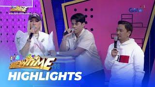 Its Showtime Jerald Napoles kabado pero panalo Throwbox