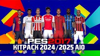 PES 2017 - NEW SEASON KITPACK 20242025 AIO V10 BY ESLAM