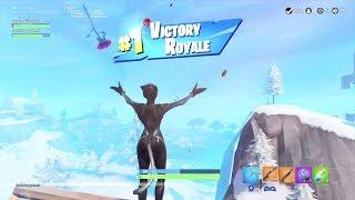 FORTNITE First Win with BLACK LYNX SKIN “CATWOMAN” OUTFIT  Fortnite SEASON 7 BATTLE PASS