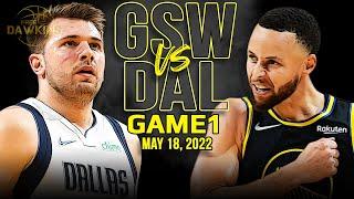 Golden State Warriors vs Dallas Mavericks Game 1 Full Highlights  2022 WCF  FreeDawkins