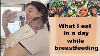 Postpartum What I Eat in a Day While #Breastfeeding #postpartum #dayinmylife #whatieatinaday