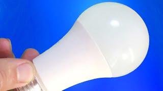 The old SECRET OF the LED light bulb FROM THE MASTERS Do it yourself with your own hands