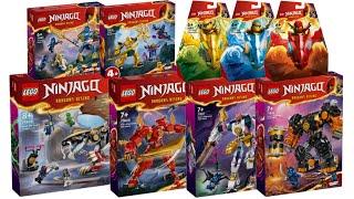 All LEGO Ninjago Dragons Rising sets January 2024 CompilationCollection Speed Build