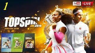 TOPSPIN 2K25 PS5XBoxPC  MyCareer Gameplay Deutsch #01 2K-60fps️