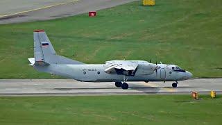 The An-26 caught a crosswind during takeoff.