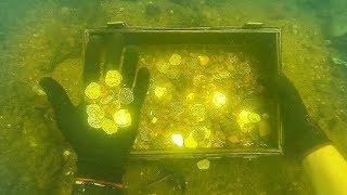 Found Gold Coins While Scuba Diving Sunken Ship Explored for Treasure