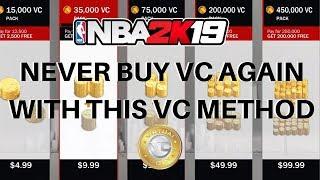 NBA 2K19 BEST WORKING VC METHOD - GOING OVER MY PREVIOUS VC METHOD