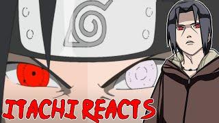 Itachi Reacts To If Sasuke vs Neji  chunin exams  animation