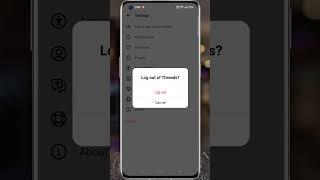 How to Log Out from Your Threads Account #shorts