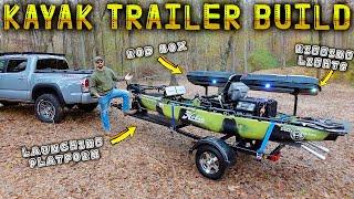 Building the BEST DIY Kayak Trailer for Kayak Bass Fishing Tournaments  FULL BUILD 