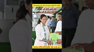 Panchayat Secretary Job Profile  Panchayat Sachiv kaise bane work Qualification Eligibility