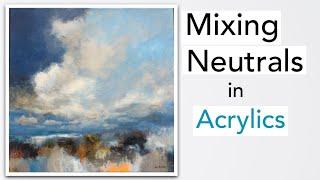 How To Mix Neutrals  My Favourite Method Using Acrylics