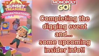 Full vid on completing the digging event PLUS some insider info on what’s coming soon #monopolygo