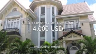 CHO THUE BIET THU QUAN 2 THAO DIEN 500M2 4000USD