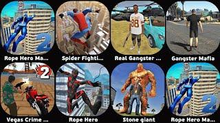 Rope Hero Mafia City WarsSpider FightingReal Gangster CrimeGangster MafiaVegas Crime Simulator 2