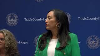 Travis County Attorney Delia Garza provides an update on the arrests at UT pro-Palestinian rallies