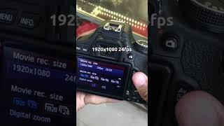 Canon 600D Cinematic Video Setting #shorts #canon600d #cameratest  #cinematic
