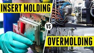 INSERT MOLDING vs OVERMOLDING  Two-Shot Injection Molding EXPLAINED - Serious Engineering - Ep16