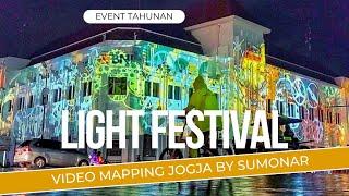 Bercahaya di Jogja Keindahan Ajaib Sumonar Light Festival