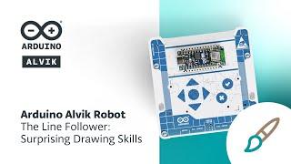 Arduino Alvik the Line Follower Surprising Drawing Skills