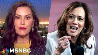 Whitmer on whether Harris can win Michigan Im optimistic but Im sober