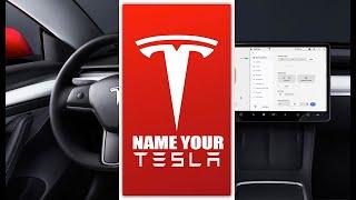 How to name your Tesla