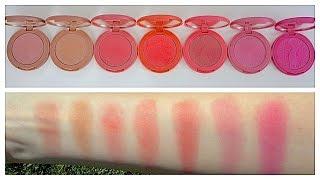 Tarte Blush Collection - Swatches and Review 2014