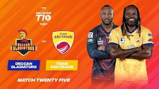 Mach 25 HIGHLIGHTS  Deccan Gladiators vs Team Abu Dhabi  Day 11  Abu Dhabi T10 Season 5