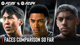 EA Sports FC 25 vs EA Sports FC 24  Faces Comparison So Far