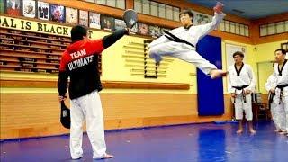 Taekwondo 360 540 600 720 Demonstration & back flips