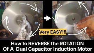 How to REVERSE the ROTATION of an Induction Motor