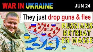 24 Jun Genius Ukrainians KILLED Russian ANTI-RETREAT UNITS Causing Chaos  War in Ukraine