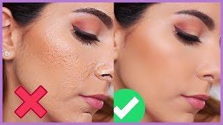 COMO APLICAR BASE DE MAQUILLAJE CORRECTAMENTE NO GRUMOSA NO ACARTONADA  Jimena Aguilar