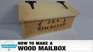 How To Make A Wood Mailbox