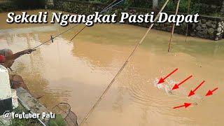 Setiap Ngangkat Pasti Dapat Nganco Ikan Di Sungai Saat Banjir