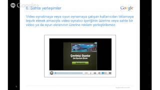 Google AdSense Politikalar - Reklam Yerlesimi