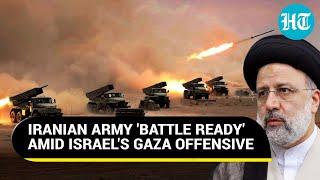 Iranian Military In Action As Israel Launches Ground & Air Attack On Gaza Strip  Watch