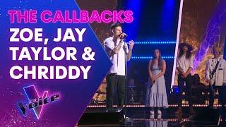 Zoe Chriddy Taylor & Jay Sing Billie Eilish Songs  The Callbacks  The Voice Australia