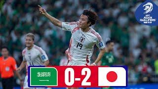 Japan continues perfect start  Saudi Arabia - Japan  Highlights  AFC Asian Qualifiers™ Road to 26