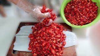 Lâm Vlog - Thử Thách Ăn Mực Nướng Siêu Cay 500 Trái Ớt  Spicy Eating Challenge