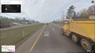 Google Street View on Google Maps and Michigan