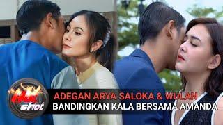 Adegan Arya saloka cium pipi wulan Guritno hingga bandingkan dengan adegan bersama Amanda manopo