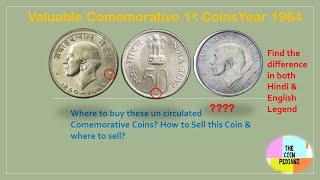 1964 1 rupee commemorative coins rare and value  Tamil  The Coin Pedianz